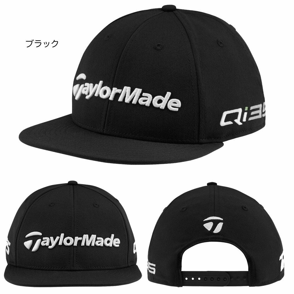 テーラーメイドツアーフラットビルTK203メンズゴルフキャップ帽子ゴルフTaylorMade日本正規品2025春夏モデル