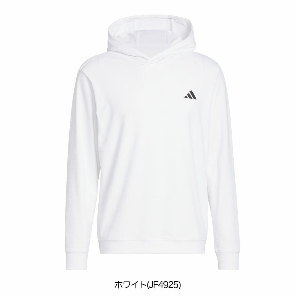 アディダスストレッチスウエット長袖フーディーKUH71メンズゴルフウェアトップス2025春夏モデルadidas日本正規品