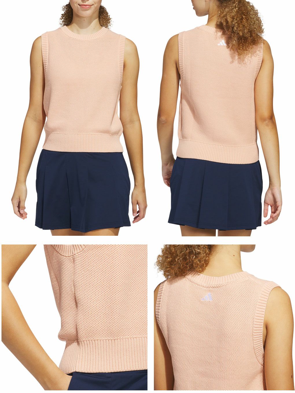 アディダスアディゼロニットベストKWH95レディースゴルフウェアトップス2025春夏モデルadidas日本正規品