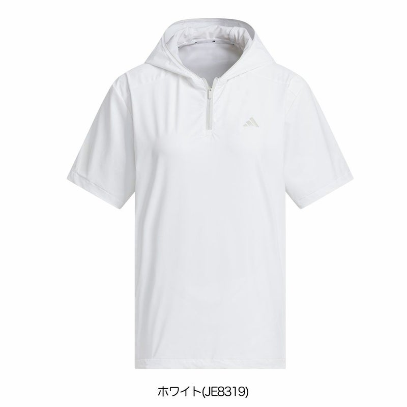 アディダスアディゼロ撥水ハーフジップ半袖ウィンドウKUK63レディースゴルフウェアトップス2025春夏モデルadidas日本正規品