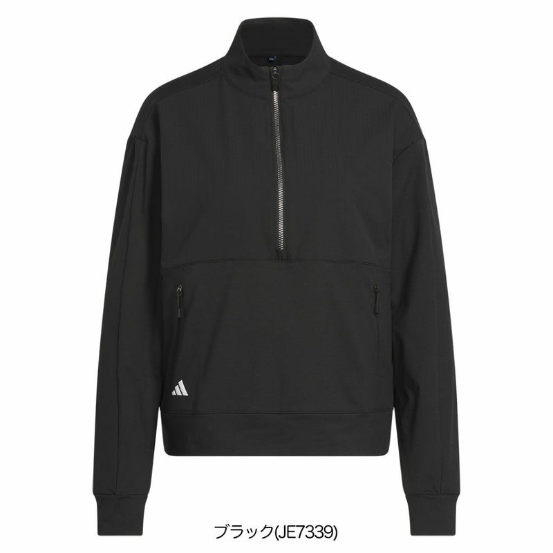 アディダスアディゼロファブリックミックスハーフジップ長袖ジャケットKWH96レディースゴルフウェアトップス2025春夏モデルadidas日本正規品