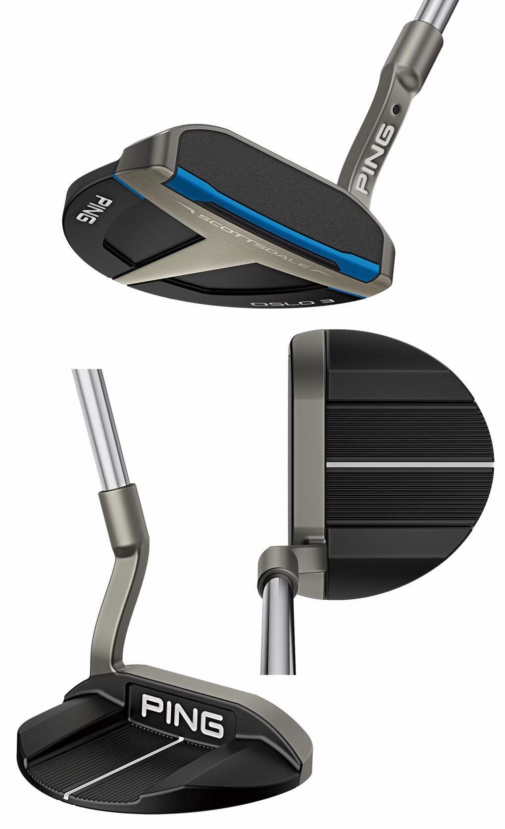 PINGピンSCOTTSDALEANSEROSLO3パターメンズ右用SuperStroke/PP58スコッツデール日本正規品2025年モデル