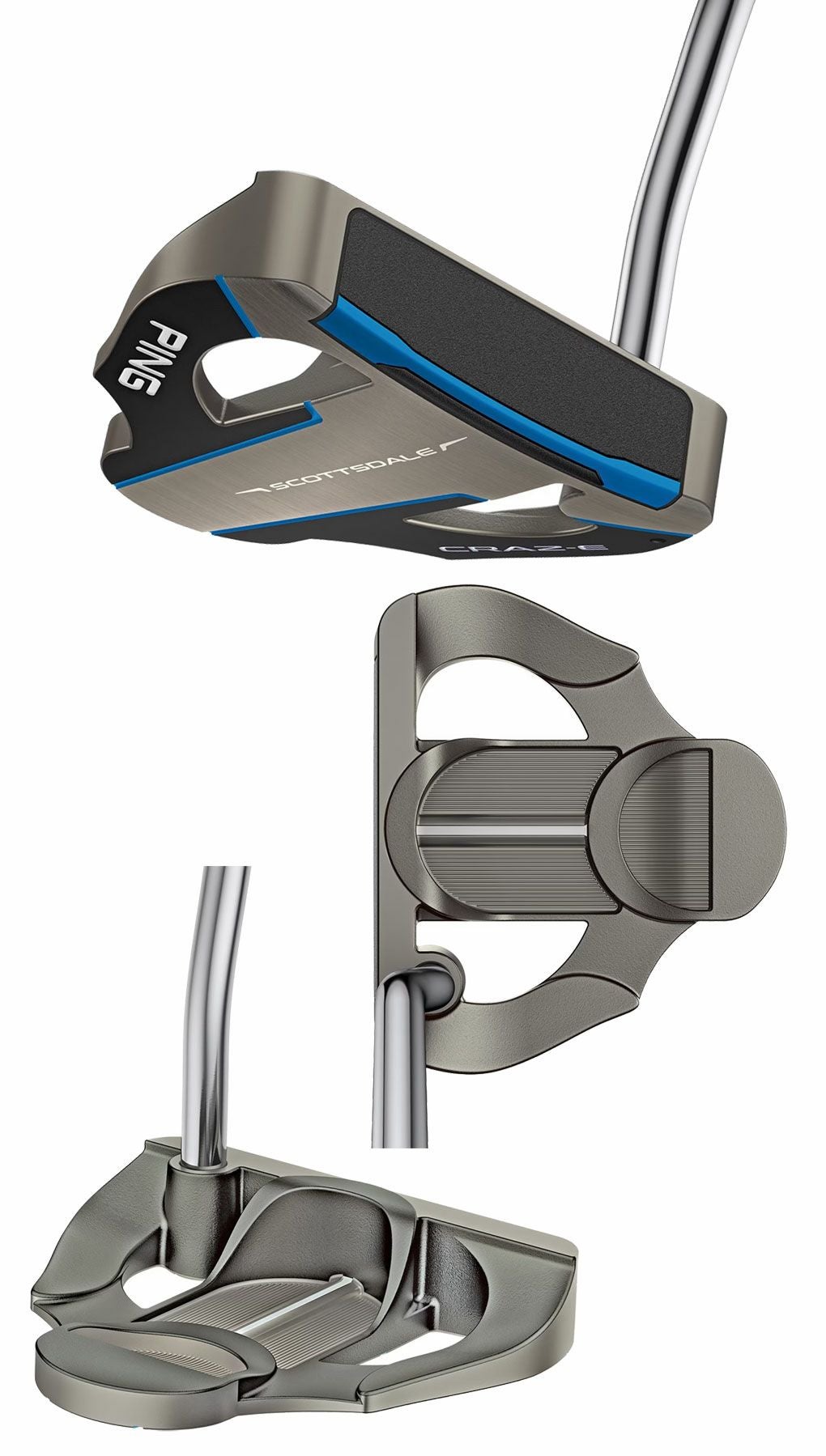 PINGピンSCOTTSDALEANSERCRAZ-Eパターメンズ右用SuperStroke/PP58スコッツデール日本正規品2025年モデル