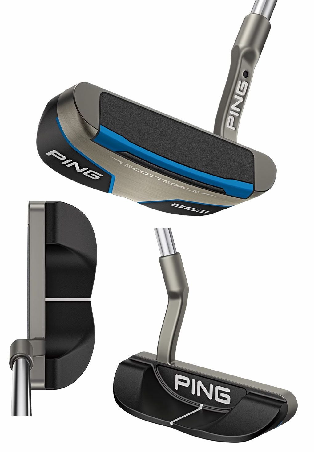 PING ピン SCOTTSDALE B63 パター メンズ 右用 SuperStroke/PP58