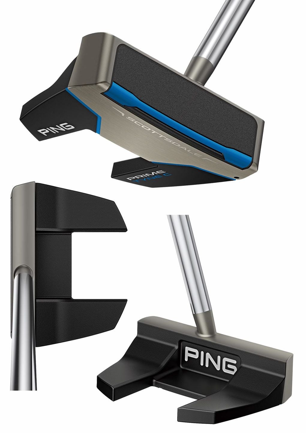 PINGピンSCOTTSDALEANSERPRIMETYNECパターメンズ右用SuperStroke/PP58スコッツデール日本正規品2025年モデル