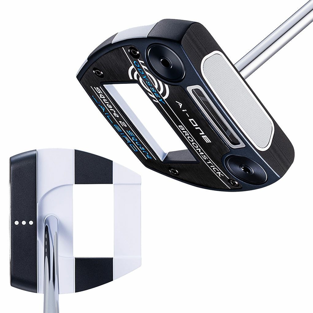 オデッセイAI-ONESQUARE2SQUAREJAILBIRDBROOMSTICKパター長尺メンズ右用STROKELAB180スチール2025年モデルODYSSEY日本正規品