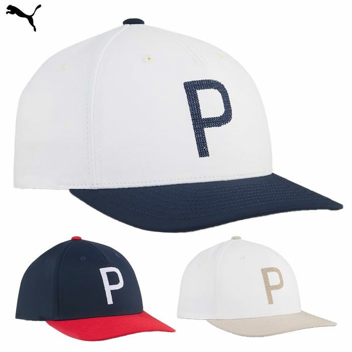 プーマゴルフクラフテッドPキャップ026134メンズゴルフキャップ帽子PUMA2024秋冬モデル日本正規品