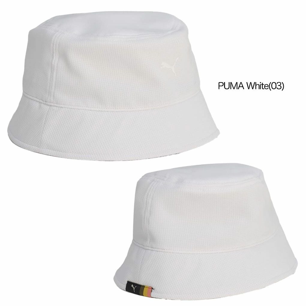 プーマゴルフクリアキャットドットメッシュハット 026689メンズゴルフキャップ帽子PUMA2024秋冬モデル日本正規品