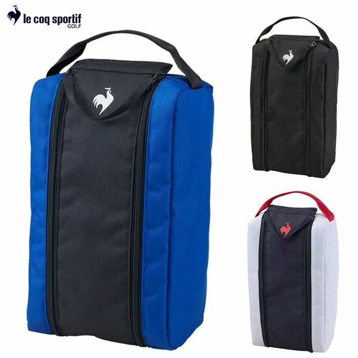 ルコックスポルティフ大開口シューズケースWファスナータイプLG5SBZ21Mlecoqsportifgolf2025年モデル日本正規品