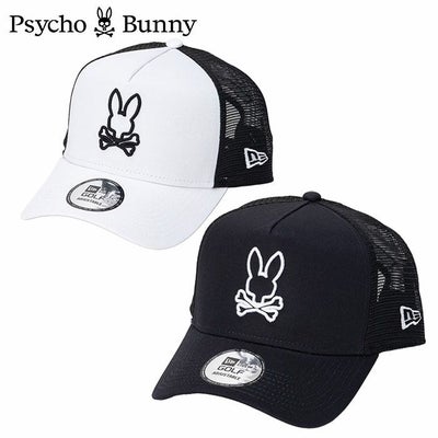 サイコバニーPsychoBunnyメッシュキャップNEWERAコラボPBMG503Fゴルフ2025春夏モデル日本正規品