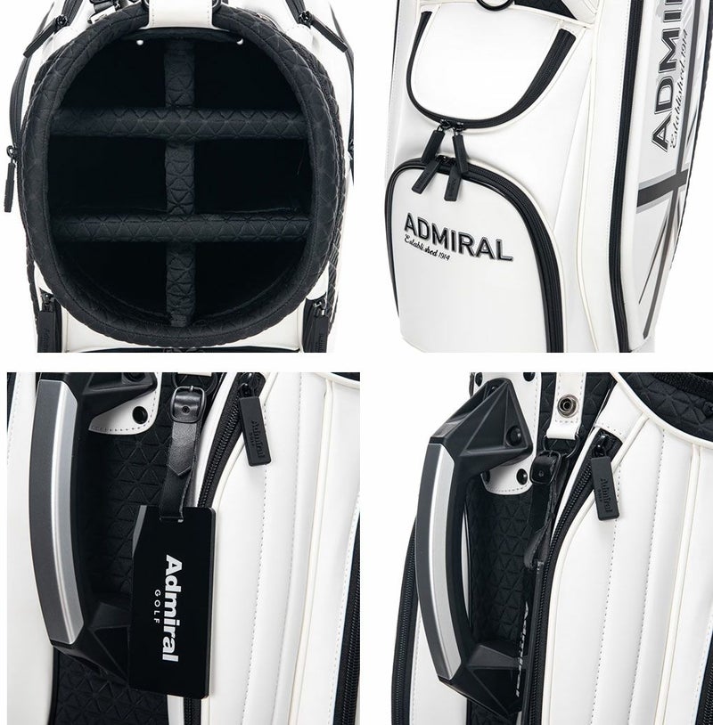 アドミラルAdmiralGolfスタンドキャディバッグニューエラコラボADMG5ACA9.0型48インチ対応ゴルフ2025年モデル日本正規品