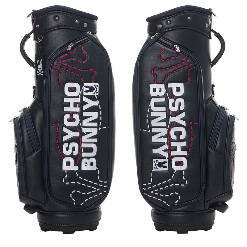 サイコバニーPsychoBunnyカートキャディバッグLOGOARTPBMG5SC59.0型46インチ対応5分割ゴルフバッグ2025年モデル日本正規品
