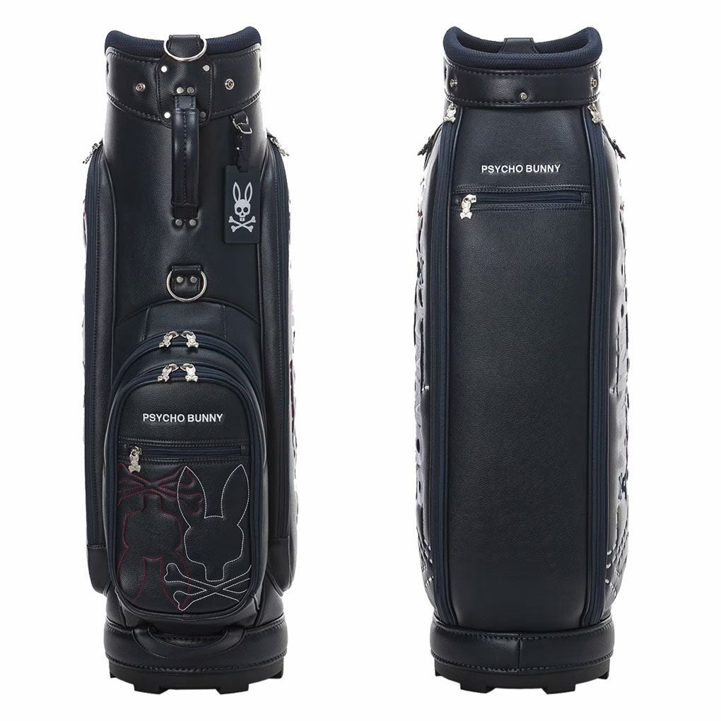サイコバニーPsychoBunnyカートキャディバッグLOGOARTPBMG5SC59.0型46インチ対応5分割ゴルフバッグ2025年モデル日本正規品
