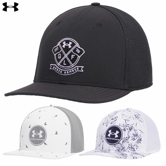 アンダーアーマーUAアイソチルドライブローストレートキャップ1389887メンズ帽子ゴルフUNDERARMOUR2025年モデル日本正規品