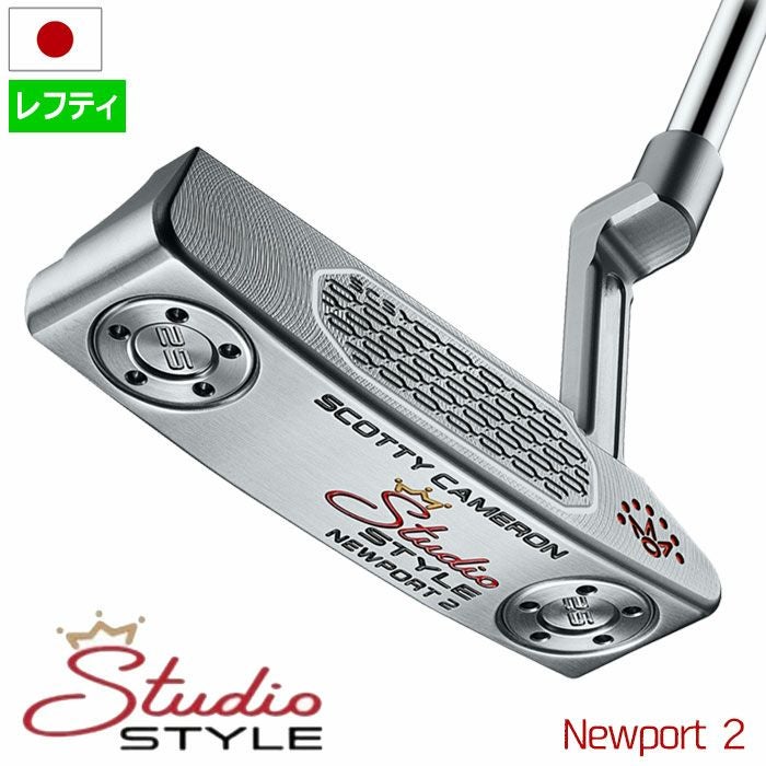 スコッティキャメロン2025StudioStyleNewport2パターメンズ左用スタジオスタイル2025年モデルScottyCameron日本正規品