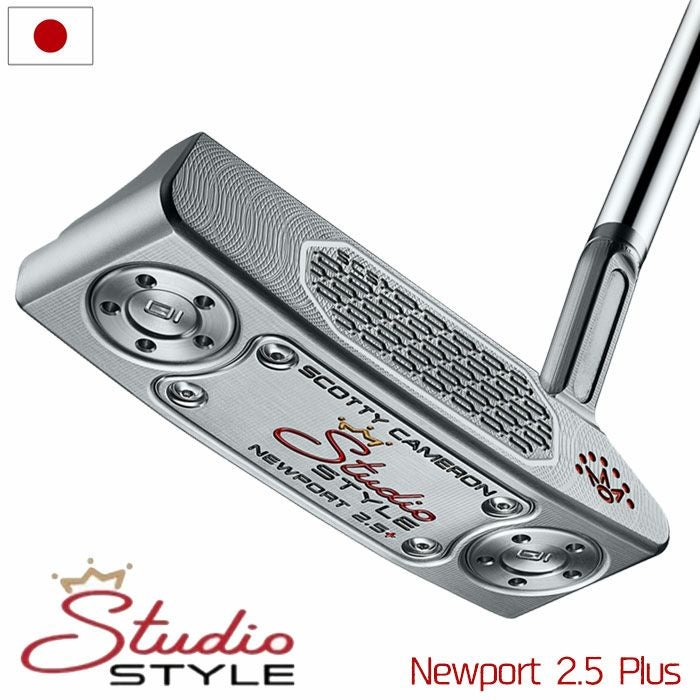 スコッティキャメロン2025StudioStyleNewport2.5Plusパターメンズ右用スタジオスタイル2025年モデルScottyCameron日本正規品