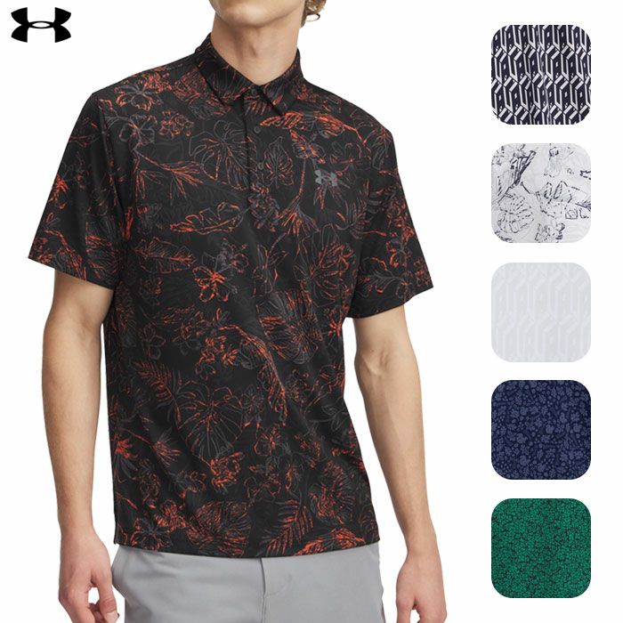 アンダーアーマUAプレーオフ3.0プリントポロ1378677メンズゴルフウェアゴルフUNDERARMOUR2025春夏モデル日本正規品