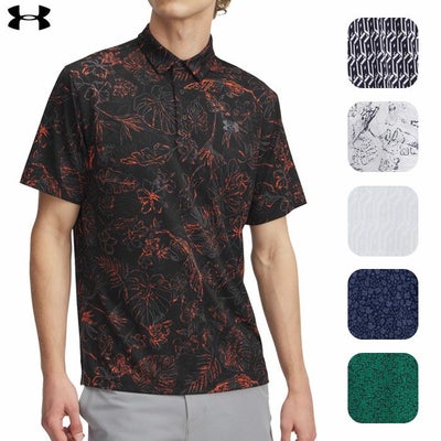 アンダーアーマUAプレーオフ3.0プリントポロ1378677メンズゴルフウェアゴルフUNDERARMOUR2025春夏モデル日本正規品