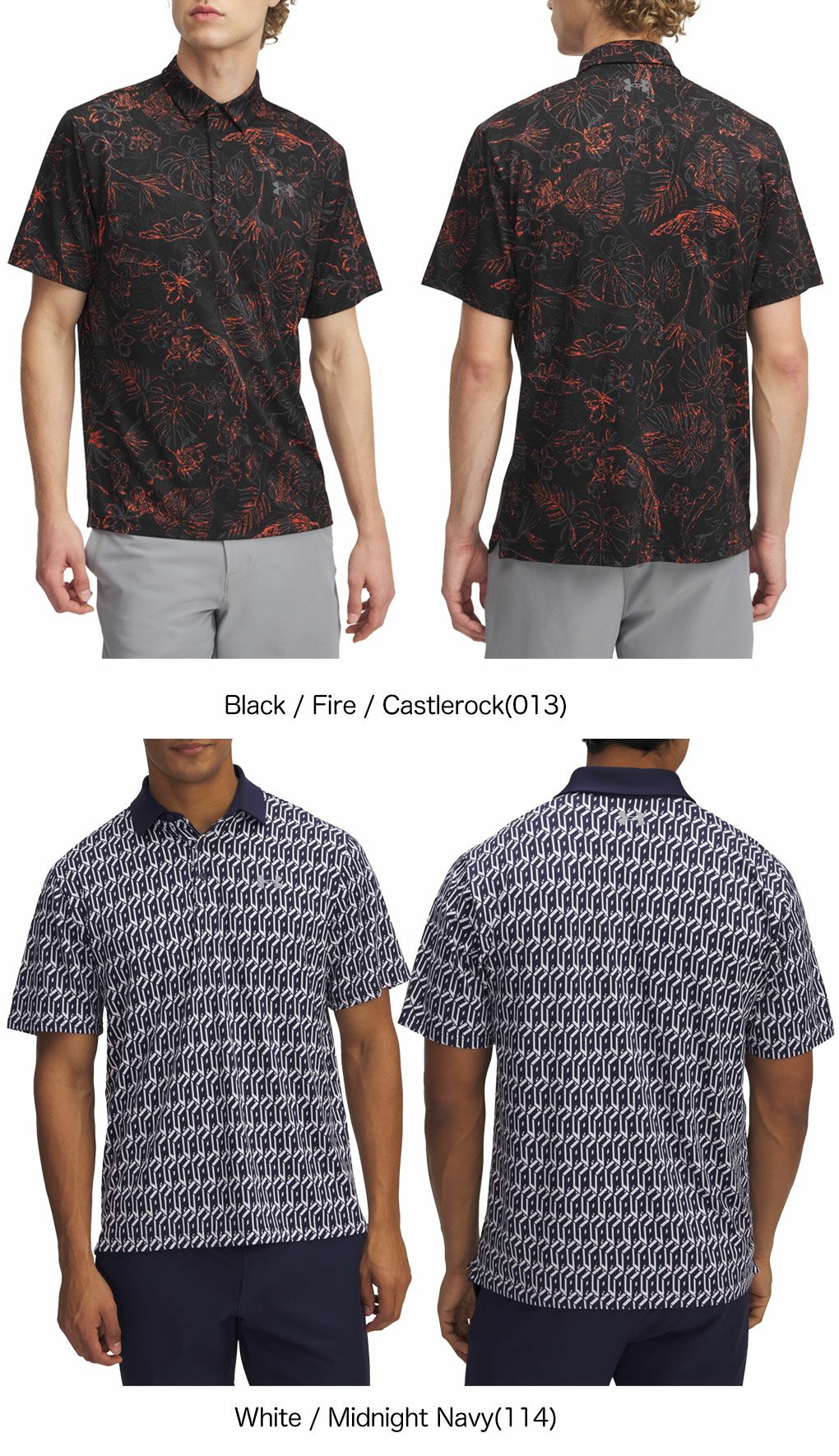 アンダーアーマUAプレーオフ3.0プリントポロ1378677メンズゴルフウェアゴルフUNDERARMOUR2025春夏モデル日本正規品