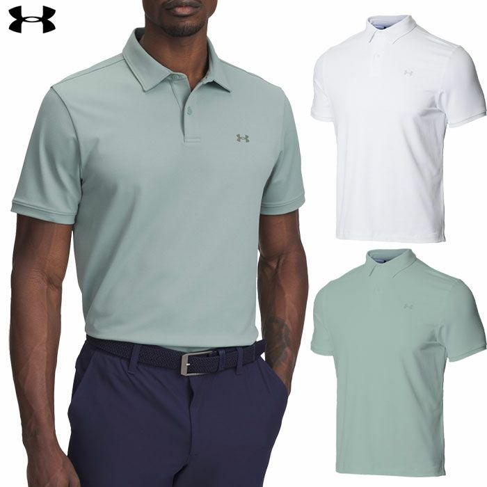 アンダーアーマUAドライブスポーツピケポロ6000396メンズゴルフウェアゴルフUNDERARMOUR2025春夏モデル日本正規品