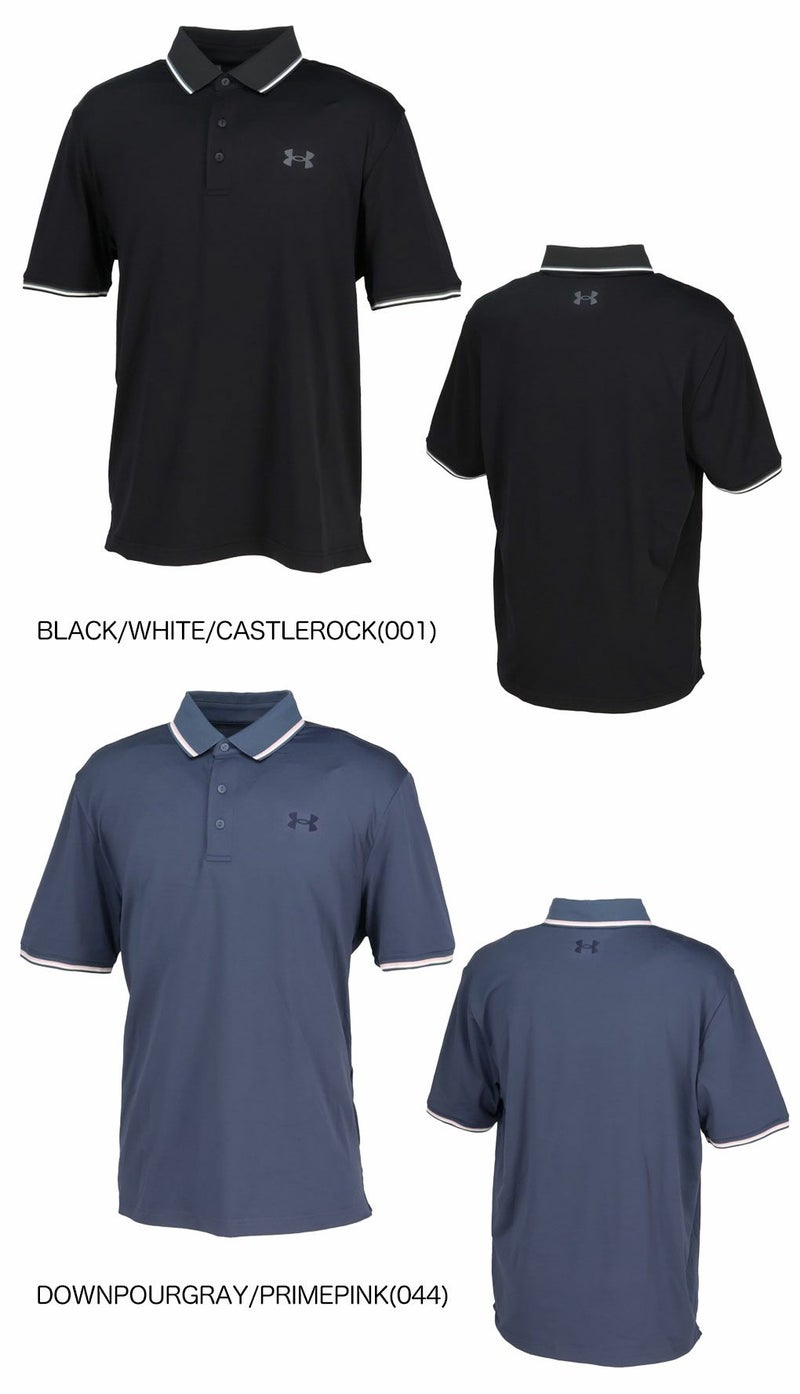 アンダーアーマUAプレーオフ3.0リブポロ1388156メンズゴルフウェアゴルフUNDERARMOUR2025春夏モデル日本正規品