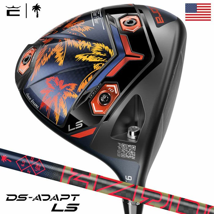 コブラ2025DS-ADAPTLSPalmTreeCrewDriverLimited Editionドライバーメンズ右用HZRDUSBlack60USA直輸入品
