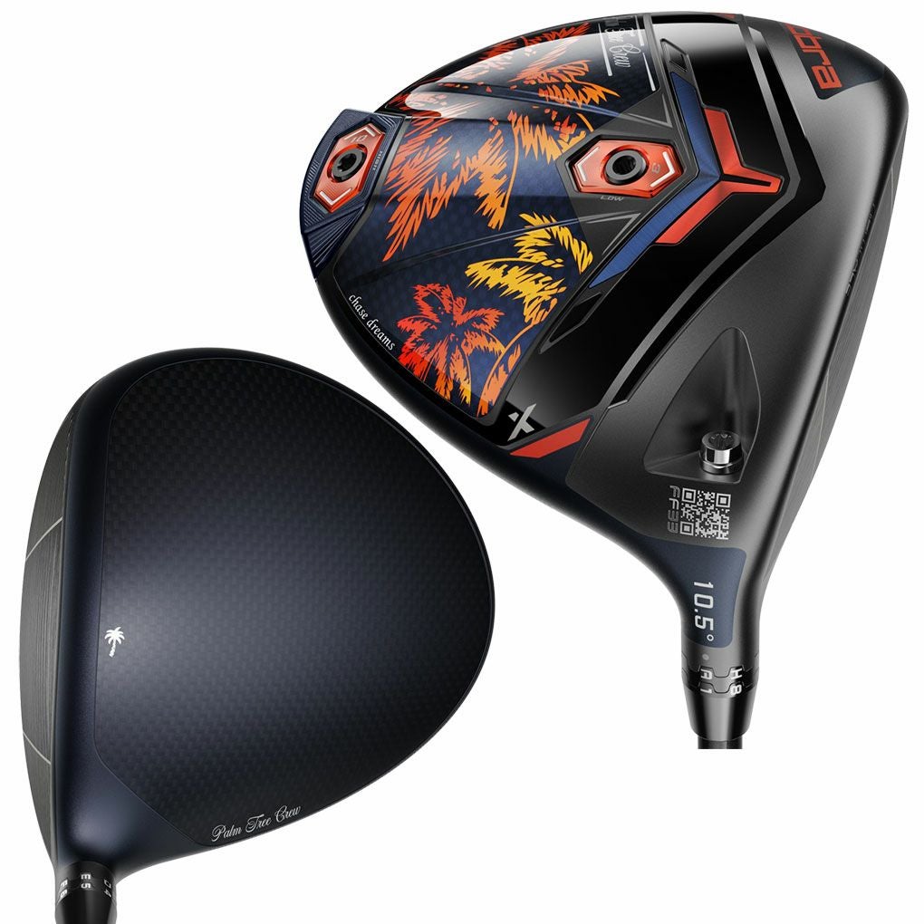 コブラ2025DS-ADAPTXPalmTreeCrewDriverLimited Editionドライバーメンズ右用HZRDUSBlack60USA直輸入品
