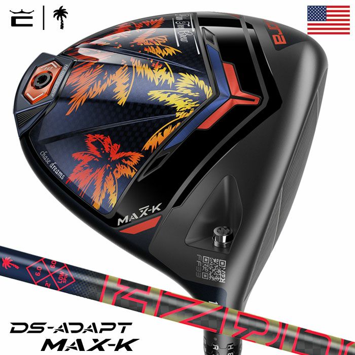 コブラ2025DS-ADAPTMAX-KPalmTreeCrewDriverLimited Editionドライバーメンズ右用HZRDUSBlack60USA直輸入品
