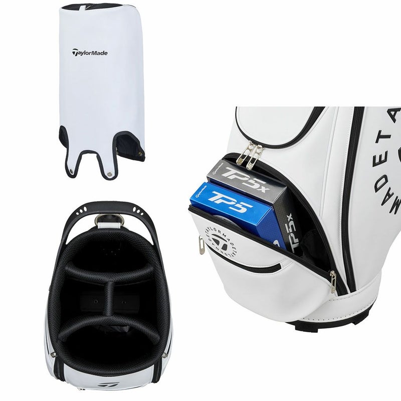 テーラーメイドサークルロゴキャディバッグUN7479.5型47インチ対応4分割カートバッグゴルフTaylorMade日本正規品2025年モデル