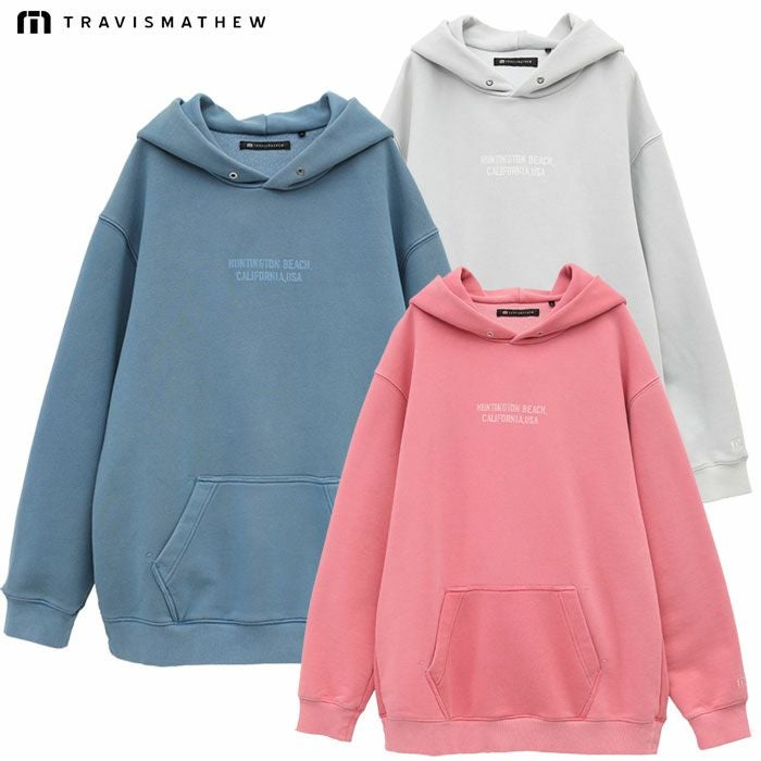 トラヴィスマシュー製品染めスウェットフーディー7AL004メンズゴルフウェアトップスTravisMathew2025春夏モデル日本正規品