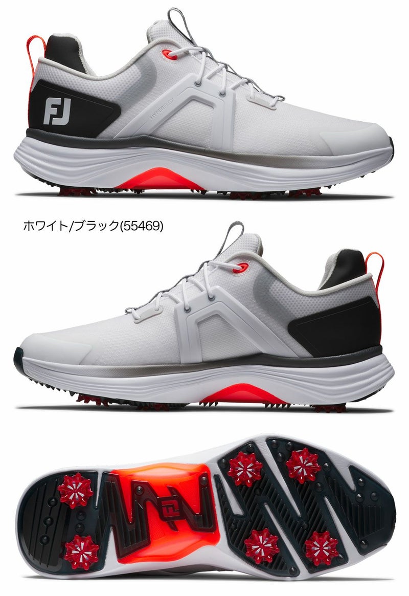 フットジョイMEN'SハイパーフレックスLACEDゴルフシューズスパイクレスメンズ55469靴FOOTJOY2025年モデル日本正規品