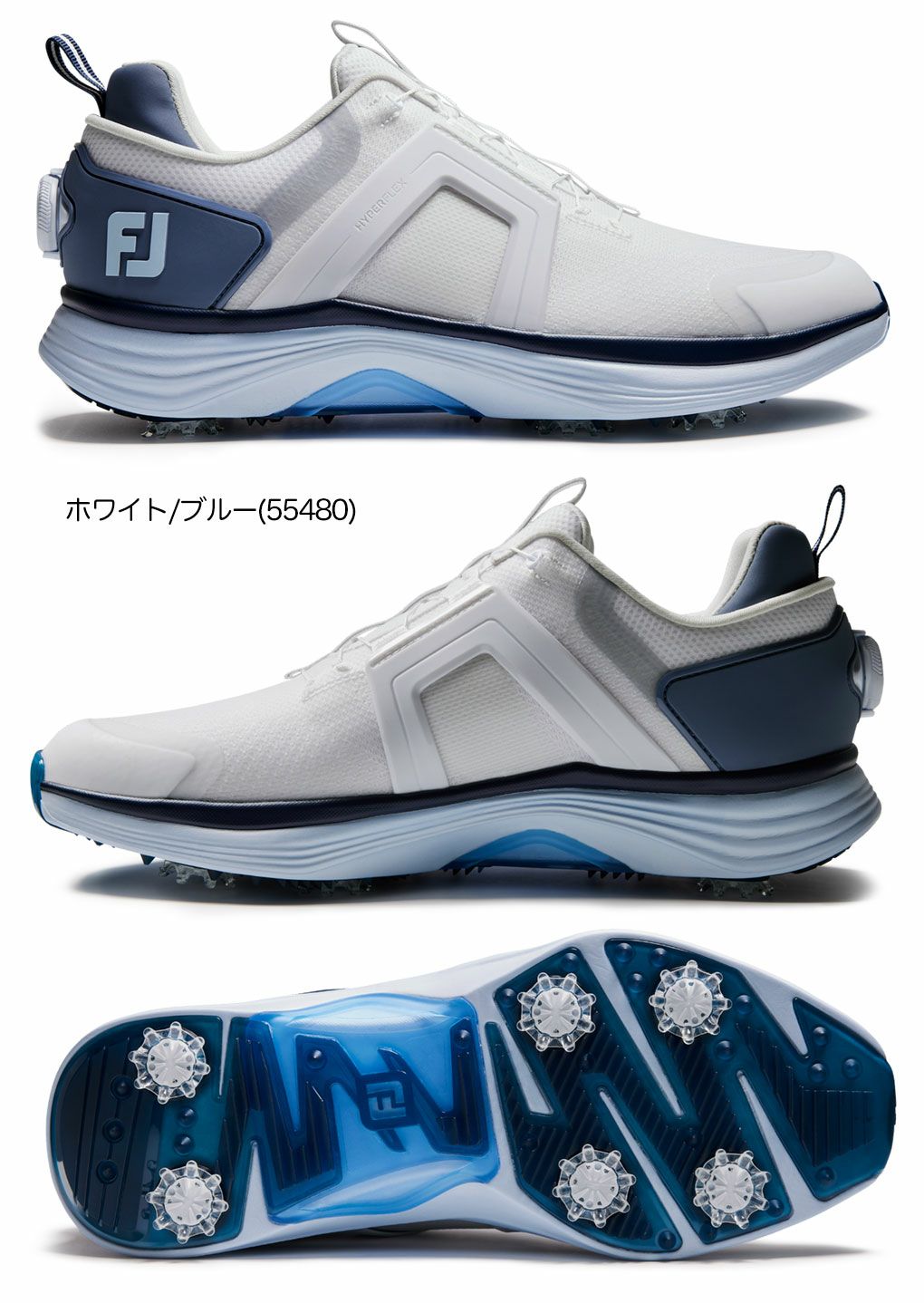 フットジョイ メンズ ハイパーフレックス BOA ゴルフシューズ スパイク