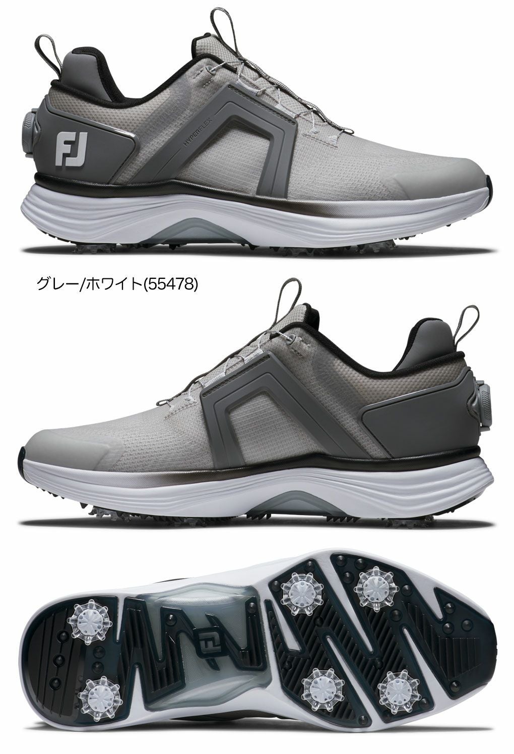 フットジョイ メンズ ハイパーフレックス BOA ゴルフシューズ スパイク