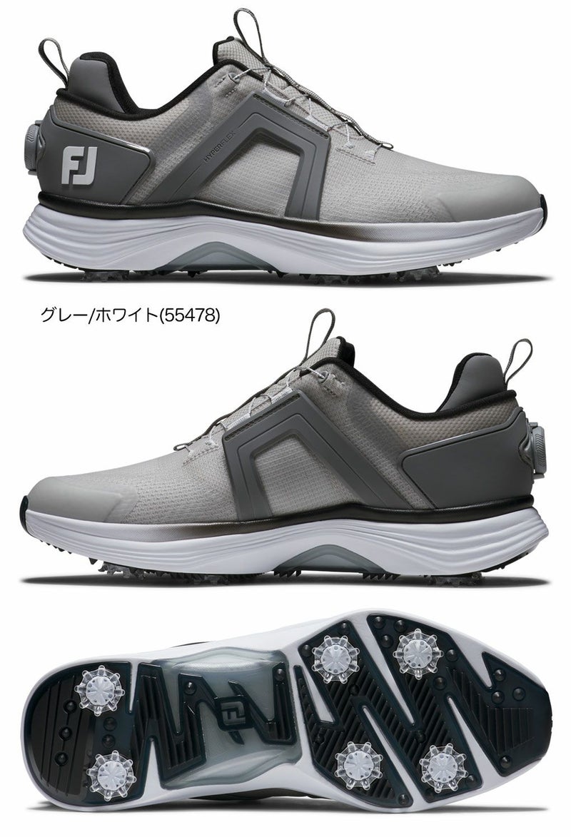 フットジョイMEN'SハイパーフレックスBOAゴルフシューズスパイクレスメンズ靴FOOTJOY2025年モデル日本正規品