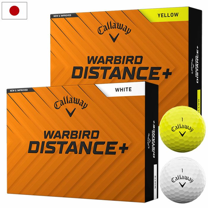 キャロウェイ 2025 WARBIRD DISTANCE+ ゴルフボール 1ダース(12球入