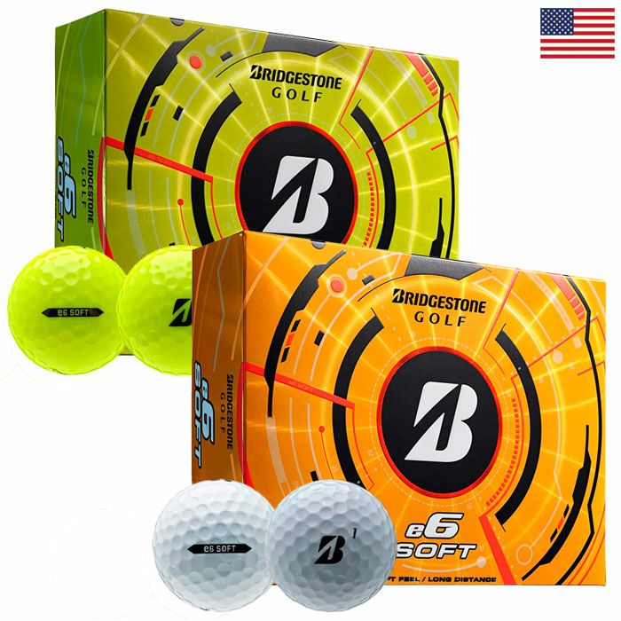 BSブリヂストンゴルフ2025e6Softゴルフボール1ダース（12球入）BRIDGESTONEGOLFUSA直輸入品