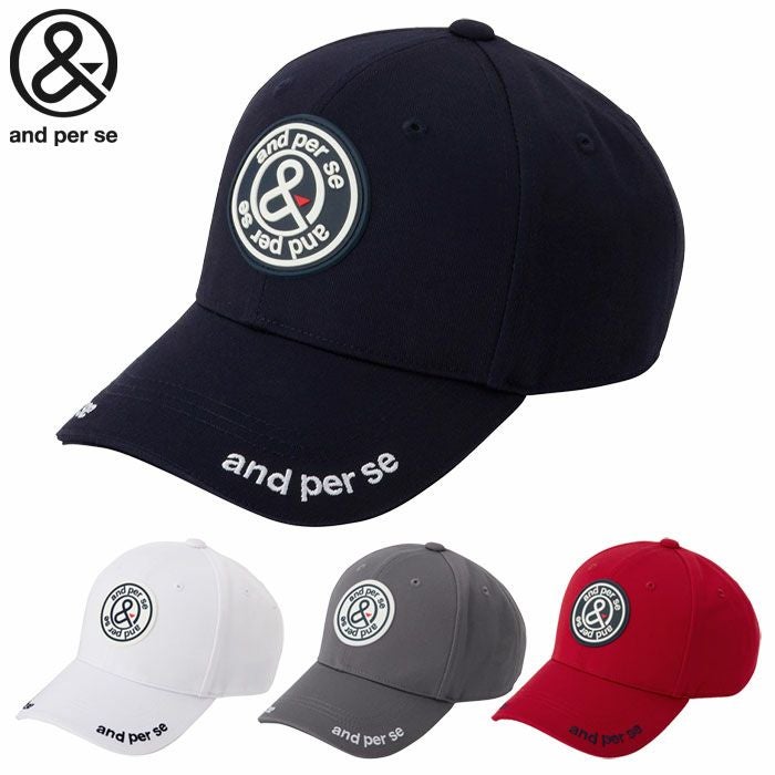 アンパスィ定番キャップAUS8415メンズゴルフキャップ帽子andperse2025春夏モデル日本正規品