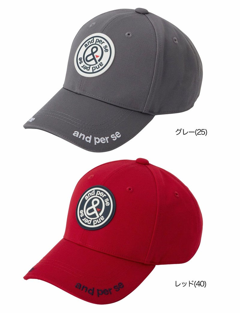 アンパスィ定番キャップAUS8415メンズゴルフキャップ帽子andperse2025春夏モデル日本正規品