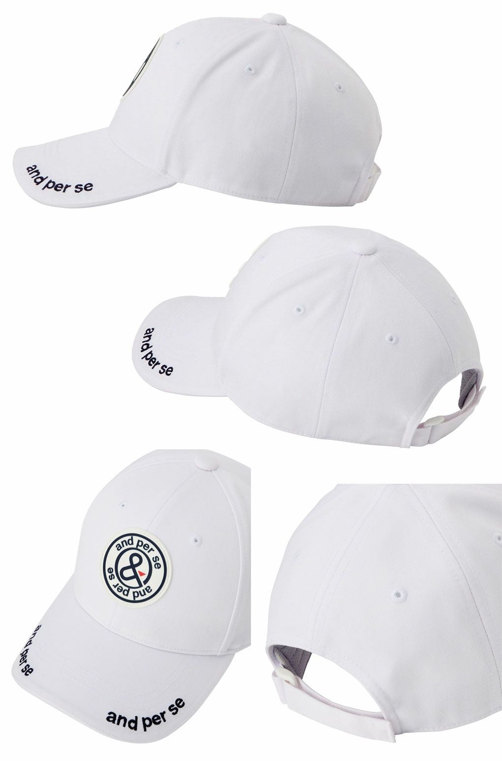 アンパスィ定番キャップAUS8415メンズゴルフキャップ帽子andperse2025春夏モデル日本正規品