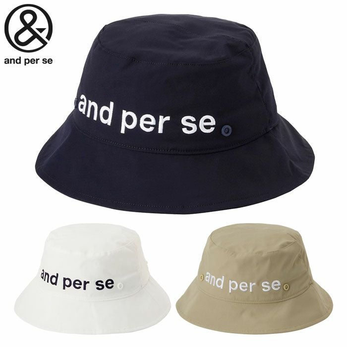 アンパスィバケットハットAUS8615メンズレディースゴルフキャップ帽子andperse2025春夏モデル日本正規品