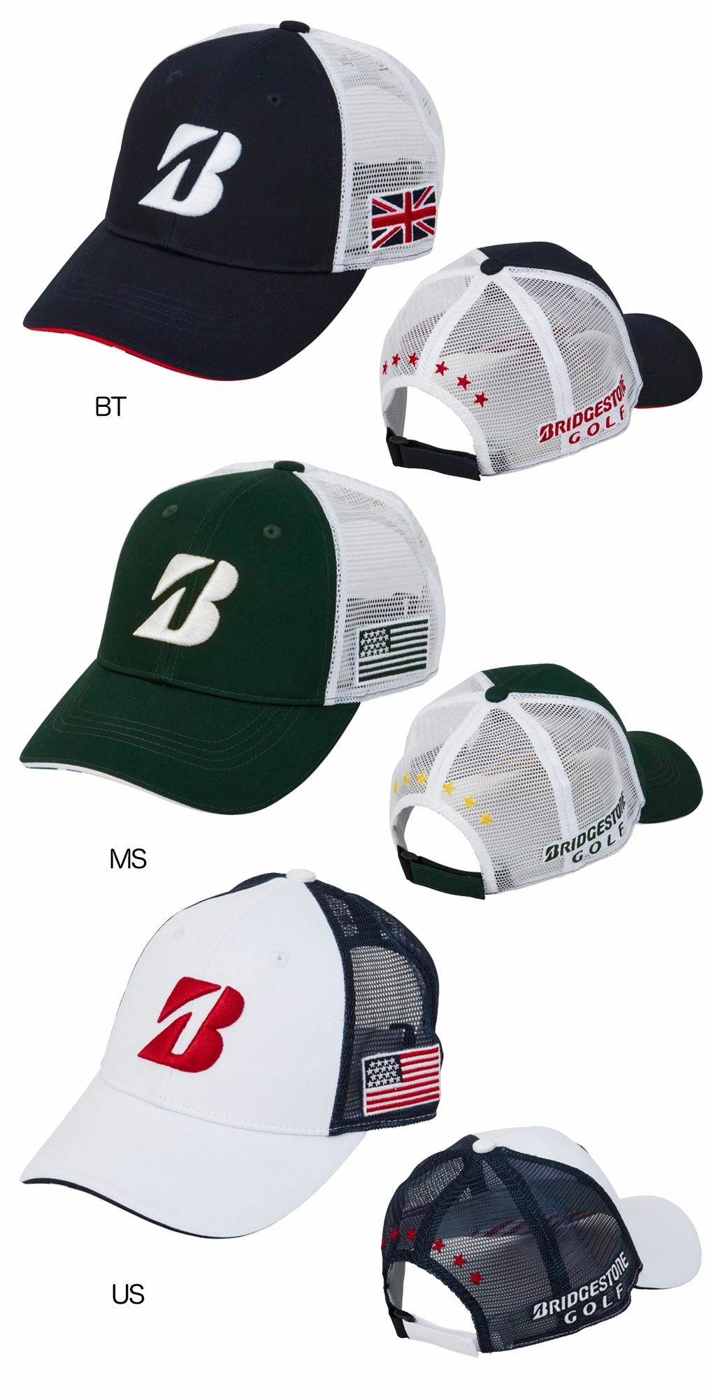 ブリヂストンゴルフメジャーハーフメッシュキャップCPJ25BメンズBRIDGESTONEGOLF2025春夏モデル日本正規品