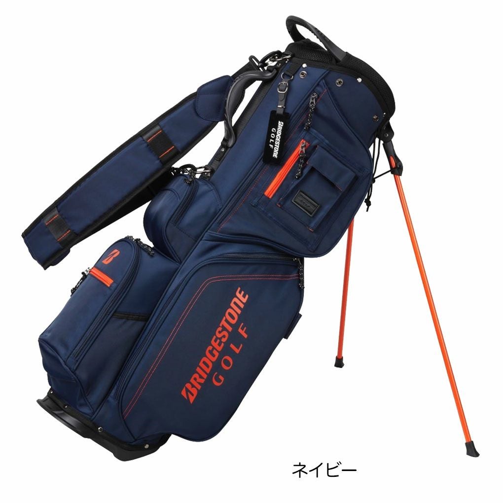 BSブリヂストンゴルフ軽量スタンドモデル9型キャディバッグ47インチ対応CB2525BRIDGESTONEGOLF2025年モデル日本正規品