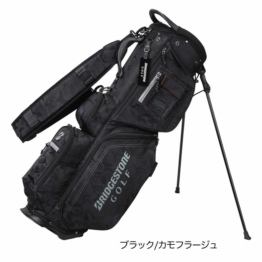 BSブリヂストンゴルフ軽量スタンドモデル9型キャディバッグ47インチ対応CB2525BRIDGESTONEGOLF2025年モデル日本正規品