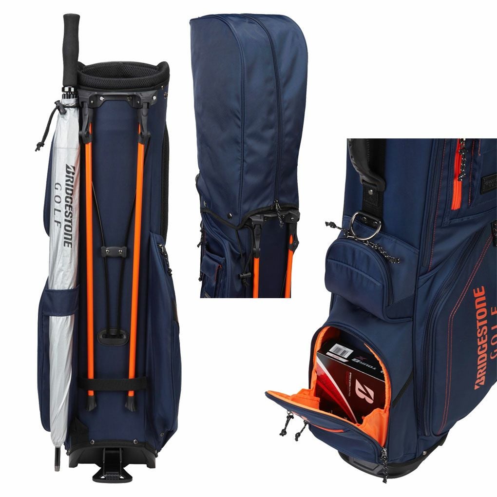 BSブリヂストンゴルフ軽量スタンドモデル9型キャディバッグ47インチ対応CB2525BRIDGESTONEGOLF2025年モデル日本正規品