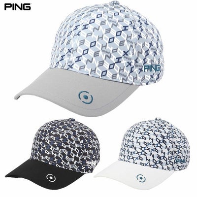 PINGピン総柄プリントキャップ621-5187101メンズゴルフキャップ帽子2025年モデル日本正規品