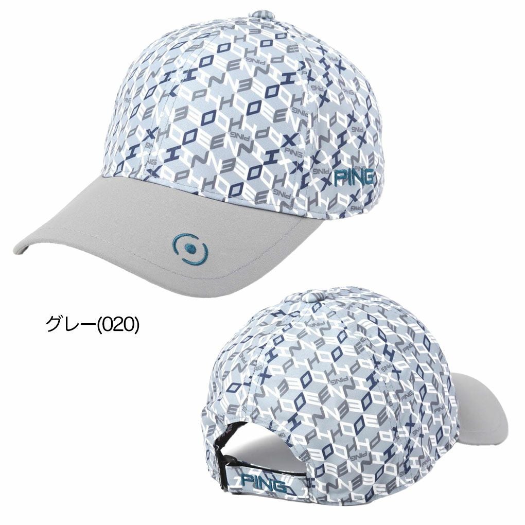 PINGピン総柄プリントキャップ621-5187101メンズゴルフキャップ帽子2025年モデル日本正規品
