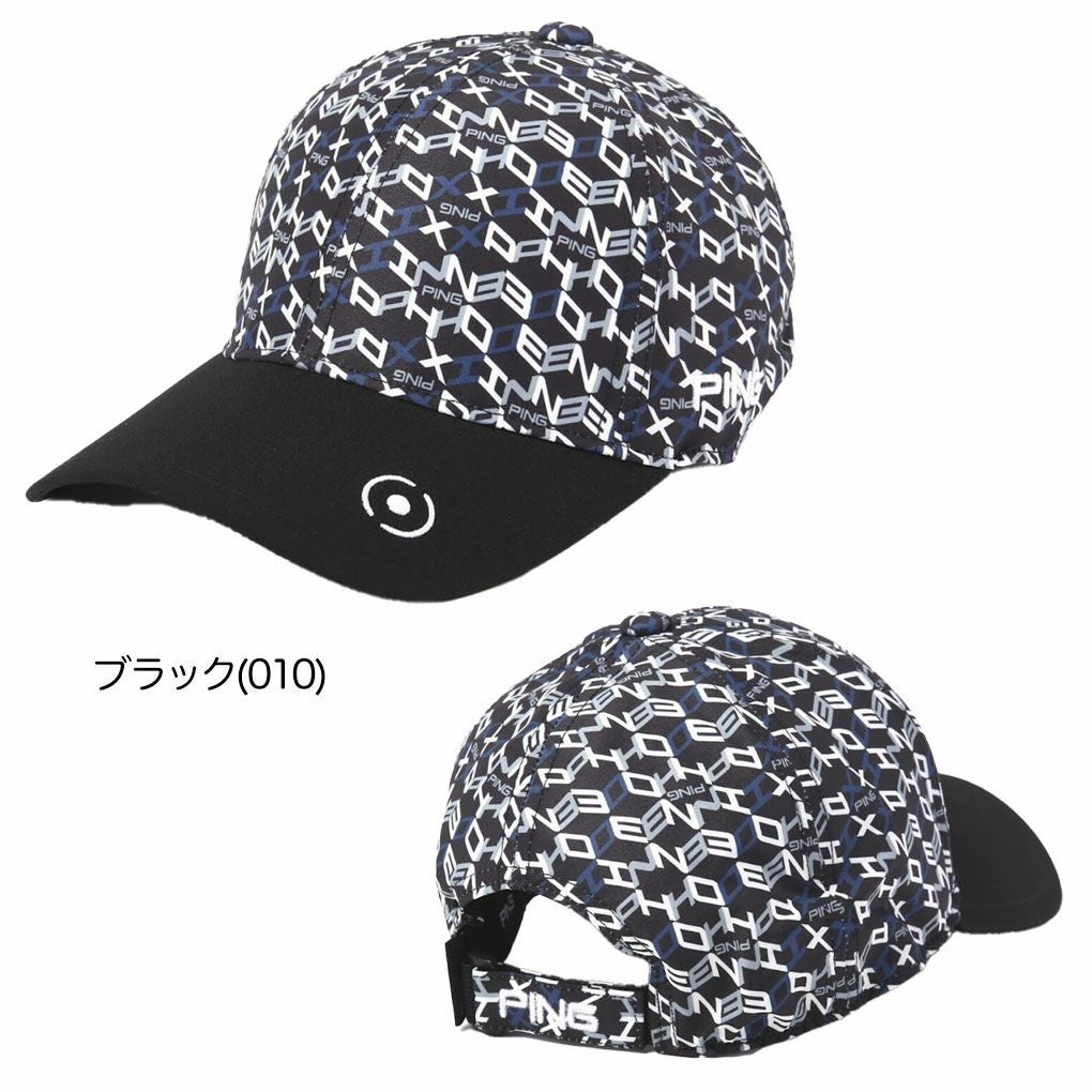 PINGピン総柄プリントキャップ621-5187101メンズゴルフキャップ帽子2025年モデル日本正規品