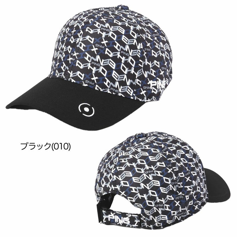 PINGピン総柄プリントキャップ621-5187101メンズゴルフキャップ帽子2025年モデル日本正規品