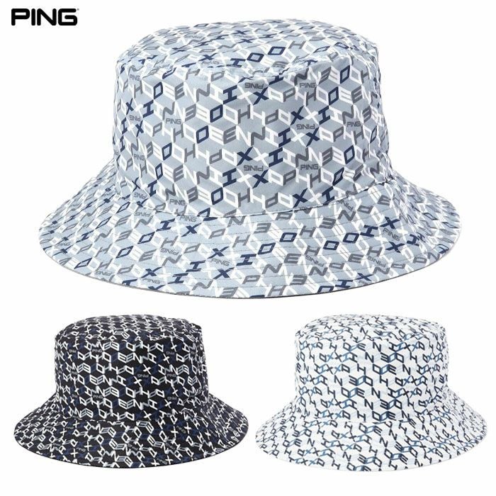 PINGピン総柄プリントリバーシブルハット621-5187103メンズゴルフキャップ帽子2025年モデル日本正規品