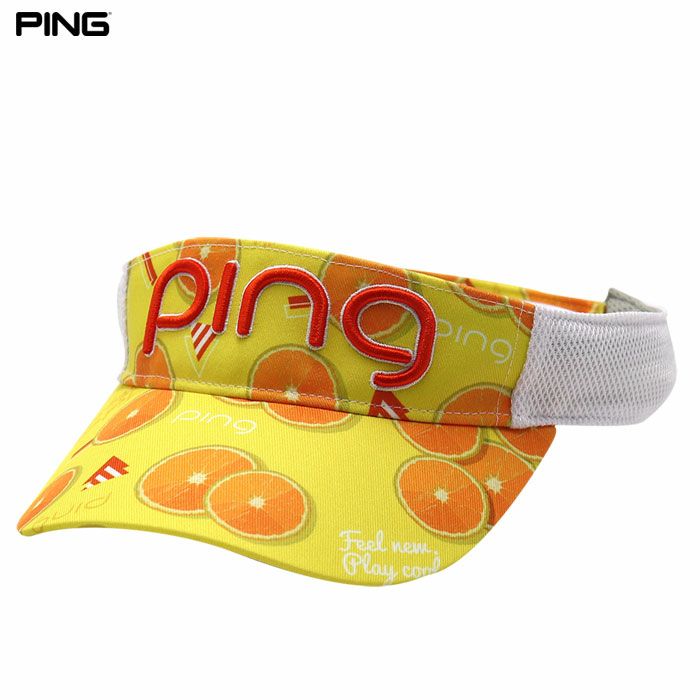 PINGピンHW-A2308フレッシュフルーツバイザーメンズゴルフキャップ帽子日本正規品